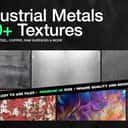 Thumbnail of 190+ Industrial Metal 4K Textures (Steel, Copper & Rust)