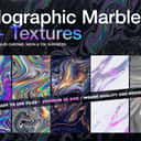 Thumbnail of 50+ Holographic Marble 4K Textures (Iridescent, Neon & Y2K)