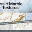 Thumbnail of 50+ Light & Classic Marble 4K Textures (White, Gold & Beige)