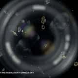 Macro texture overlay of a dirty camera lens featuring highly detailed fingerprints, dust particles, smudges, and subtle circular optical bokeh on a black screen.