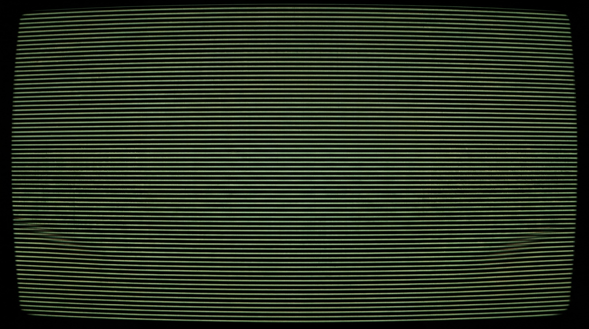 A digital texture displaying subtle, horizontal analog tracking lines with minor warping, resembling a distressed VHS tape or CRT monitor display.