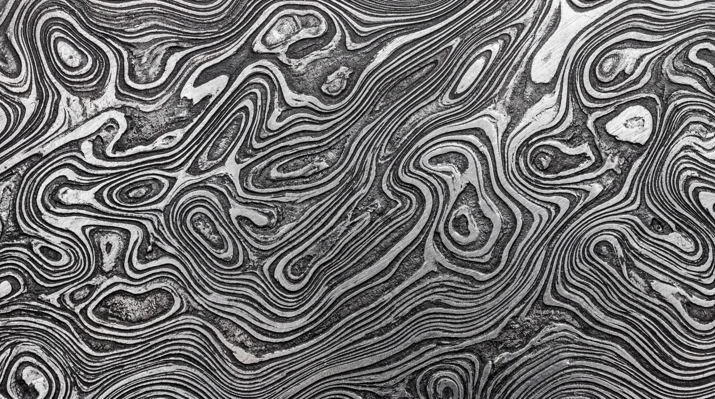 Damascus Steel Pattern Texture