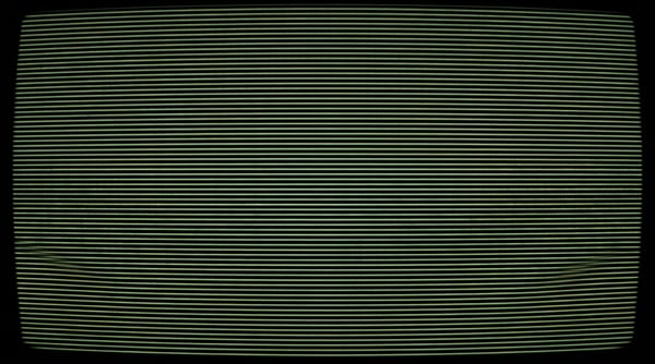 A digital texture displaying subtle, horizontal analog tracking lines with minor warping, resembling a distressed VHS tape or CRT monitor display.